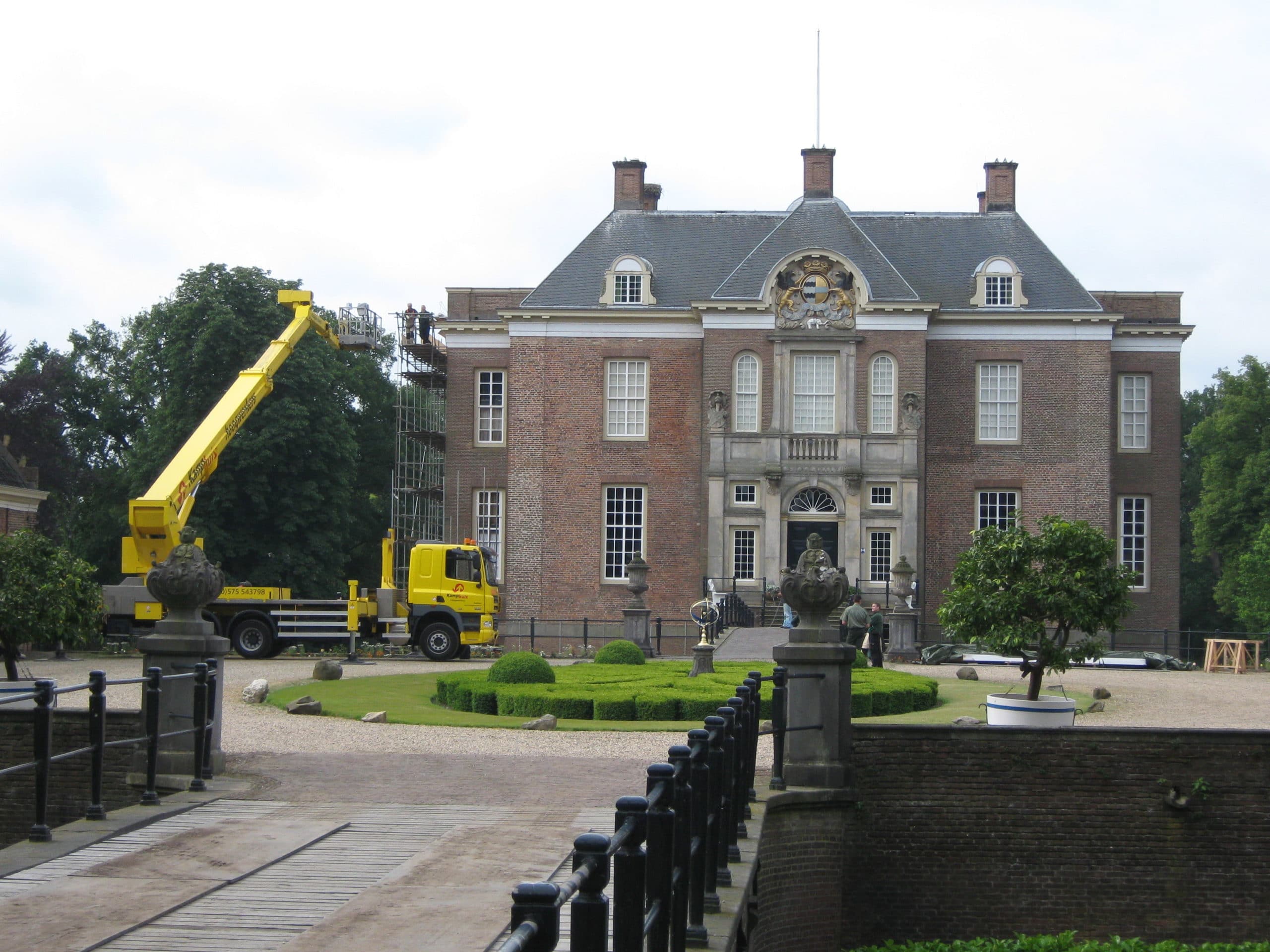 kasteel Middachten 13 Kamphuis Hoogwerkers kasteel Middachten 13 Kamphuis Hoogwerkers